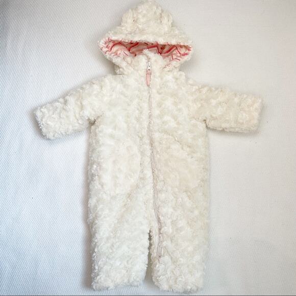 Jessica Simpson Plush Soft Winter Romper 18m - Picture 1 of 5